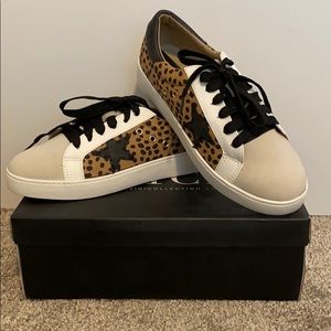 Adorable leopard sneakers